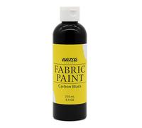 Nazca Colors Pintura Textil Negra 250ml - Pintura para Tela y Cuero Permanente ideal para Pintar Ropa, Camisetas, Jeans, Bolsas, Zapatillas de Tela y Piel - Gran Capacidad de Cobertura