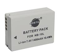 NB-10L DSTE Batería de Repuesto Compatible con Canon PowerShot G1X,G3x,G15,G16,SX40,SX50,SX60 G3 x Camera