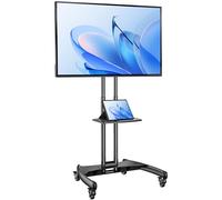 NB AVA1500-60-1P - Soporte móvil de suelo para pantallas LCD, LED , Plasma y curvadas de 32" a 65" y hasta 45.5 kg