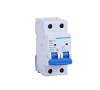NB1-63 1P 2P 3P 4P CA 230/400 V Disyuntor MCB Montaje en riel DIN Interruptor de aire miniatura DZ30 DZ40 EPN DPN TPN DZ47, Partes(2P,63A)