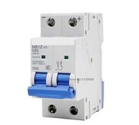 NB1Z-63 Disyuntor CA/CC 220 V-400 V for energía solar, fotovoltaica, interruptor de aire doméstico