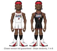 NBA: 76ers Allen Iverson vinilo altamente coleccionable Gold Chase se envía 1 de
