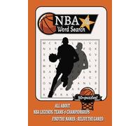 NBA All-Star Word Search Puzzle Book: Word Searches with Easy-to-Read Print Featuring NBA Legends, Championship Teams, MVPs, All-Star Players, ... 110 Pages | 50+ Puzzles for Fans of All Ages