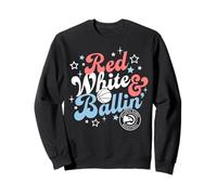 NBA Atlanta Hawks 4th of July Red White & Ballin' Sudadera
