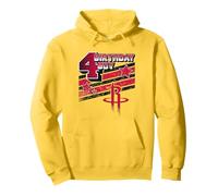 NBA Birthday Boy Houston Rockets 4th Birthday Logo Sudadera con Capucha