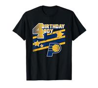 NBA Birthday Boy Indiana Pacers 4th Birthday Logo Camiseta