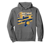 NBA Birthday Boy Indiana Pacers 4th Birthday Logo Sudadera con Capucha