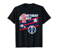 NBA Birthday Boy Washington Wizards 4th Birthday Camiseta