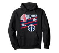 NBA Birthday Boy Washington Wizards 4th Birthday Sudadera con Capucha
