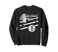 NBA Birthday Brooklyn Nets 4th Birthday Boy Logo Sudadera