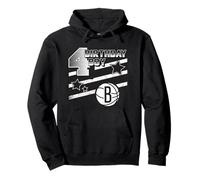NBA Birthday Brooklyn Nets 4th Birthday Boy Logo Sudadera con Capucha
