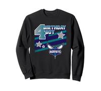 NBA Birthday Charlotte Hornets 4th Birthday Boy Sudadera