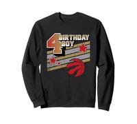 NBA Birthday Toronto Raptors 4th Birthday Boy Logo Sudadera