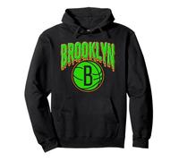 NBA Brooklyn Nets Halloween Scary Logo Sudadera con Capucha