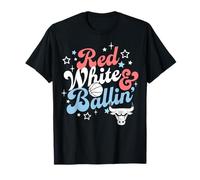 NBA Chicago Bulls 4th of July Red White & Ballin' Camiseta