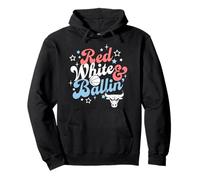 NBA Chicago Bulls 4th of July Red White & Ballin' Sudadera con Capucha