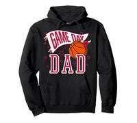 NBA Chicago Bulls Father's Day Pennant Game Day Dad Sudadera con Capucha