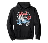 NBA Cleveland Cavaliers 4th of July Red White & Ballin' Sudadera con Capucha