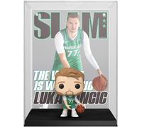 NBA Dallas Mavericks Funko POP con Cover: Slam Vinile Figura Luka Doncic 9 cm