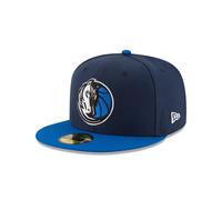 NBA Dallas Mavericks Men's 2-Tone 59FIFTY Fitted Cap 7.125 Navy