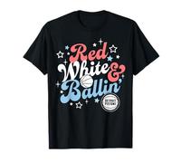 NBA Detroit Pistons 4th of July Red White & Ballin' Camiseta