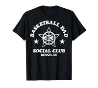 NBA Detroit Pistons Basketball Dad Social Club Detroit MI Camiseta