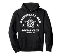 NBA Detroit Pistons Basketball Dad Social Club Detroit MI Sudadera con Capucha