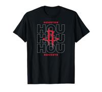 NBA - Logotipo de Houston Rockets Stacked City Camiseta