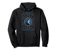 NBA - Logotipo de Minnesota Timberwolves Stacked City Sudadera con Capucha