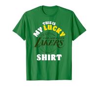 NBA Los Angeles Lakers - Camiseta de la Suerte del Día de San Patricio Camiseta