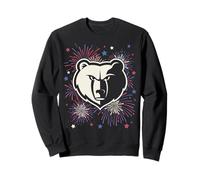 NBA Memphis Grizzlies 4th of July Team Logo and Fireworks Sudadera