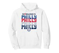 NBA Mi corazón Pertenece a los Philadelphia 76ers Sudadera con Capucha