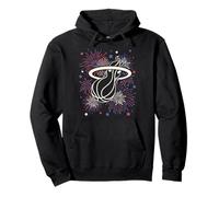 NBA Miami Heat 4th of July Team Logo and Fireworks Sudadera con Capucha