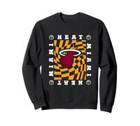NBA Miami Heat Wave - Tablero de ajedrez (Aspecto Retro) Sudadera