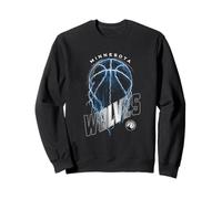 NBA Minnesota Timberwolves Lightning Bolt Basketball Logo Sudadera
