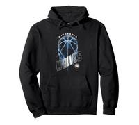 NBA Minnesota Timberwolves Lightning Bolt Basketball Logo Sudadera con Capucha