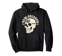 NBA New Orleans Pelicans - Calavera de Halloween con Estampado Floral Sudadera con Capucha
