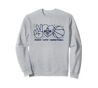 NBA New Orleans Pelicans Peace Love Baloncesto Sudadera