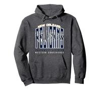 NBA Oficial New Orleans Pelicans Bloque City Hill Sudadera con Capucha