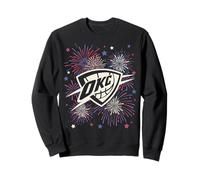 NBA Oklahoma City Thunder 4th of July Team Logo & Fireworks Sudadera
