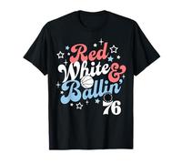 NBA Philadelphia 76ers 4th of July Red White & Ballin' Camiseta