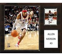 NBA Philadelphia 76Ers Allen Iverson - Placa de jugador (30,4 x 38,1 cm)
