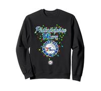 NBA Philadelphia 76ers Christmas Lights Holiday Logo Sudadera