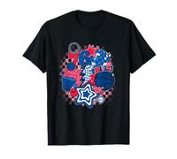 NBA Philadelphia 76ers Psychedelic Basketball Collage Camiseta