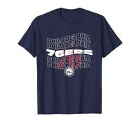 NBA Philadelphia 76ers Wave Outline Team Logo Camiseta