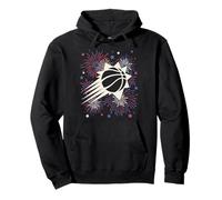 NBA Phoenix Suns 4th of July Team Logo and Fireworks Sudadera con Capucha