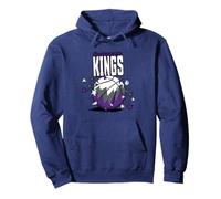 NBA Sacramento Kings - Doodle Stars de Baloncesto Sudadera con Capucha