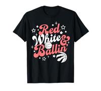 NBA Toronto Raptors 4th of July Red White & Ballin' Camiseta