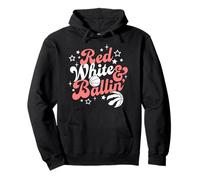 NBA Toronto Raptors 4th of July Red White & Ballin' Sudadera con Capucha