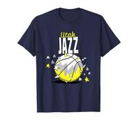 NBA Utah Jazz Balón de Baloncesto Doodle Stars Camiseta